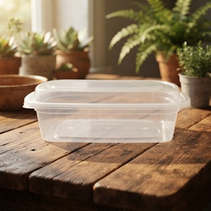 PP Plastic Food <b>Containers</b> with Lids, Microwave Safe Meal Prep Storage Boxes, Leak-Resistant Reusable Food <b>Containers</b> - Product Image 1