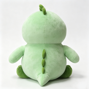 Peluche de dinosaure personnalisée, peluche de dinosaure en tissu, adorable peluche de dinosaure, peluche de dinosaure assise, peluche de dinosaure verte - Product Image 3