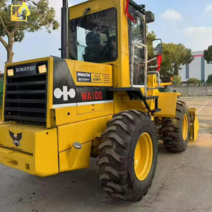 Chargeuse <span class=keywords><strong>Komatsu</strong></span> <span class=keywords><strong>WA100</strong></span> d'occasion fiable, puissante et économique pour les travaux de construction municipale - Product Image 2