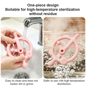 Juguete Mordedor Sensorial de Silicona con Forma de Fruta Educativa Apilable para Bebés - Product Image 5