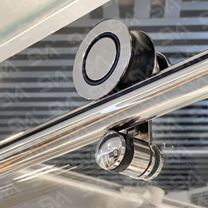 Double tampon Salle <span class=keywords><strong>de</strong></span> bain Hôtel Fermeture douce SVA-0029S2 Acier inoxydable Douche <span class=keywords><strong>Porte</strong></span> en verre Quincaillerie <span class=keywords><strong>Porte</strong></span> Glissière Système - Product Image 3