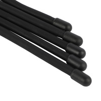 Support universel en métal flexible pour col de cygne Support de microphone pliable à lumière en direct enduit de silicone pour matériel de téléphones mobiles