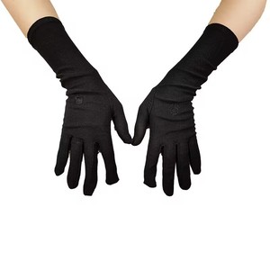 Populaire 31cm Long femmes lait <span class=keywords><strong>soie</strong></span> formelle soleil Production vente <span class=keywords><strong>gants</strong></span> <span class=keywords><strong>gants</strong></span> essentiels pour les femmes du Moyen-Orient en sortant - Product Image 4