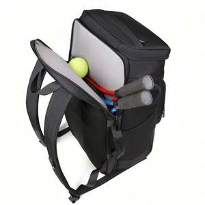 Bolsa de Tenis Casual de Gran Capacidad con Bolsillo Seco/Húmedo, Mochila de Bádminton con Compartimento para Zapatos y Transporte Bidireccional - Product Image 6