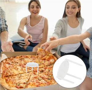 Venta al por mayor PP Plastic Triangle <span class=keywords><strong>Pizza</strong></span> Saver Topper Stands Desechables White <span class=keywords><strong>Pizza</strong></span> Trípodes - Product Image 6