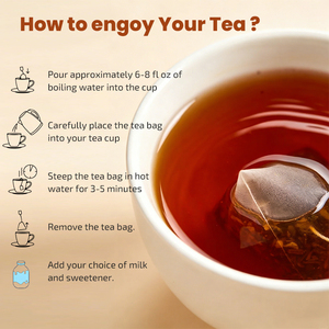 Té Chai con especias OEM ODM, té negro con jengibre, <span class=keywords><strong>cardamomo</strong></span>, canela, vainilla orgánica. - Product Image 5