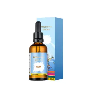 Gota de aceite de pescado personalizada OEM Omega 3 DHA EPA Aceite de algas aceite de pescado gotas líquidas para la salud inmune del cerebro