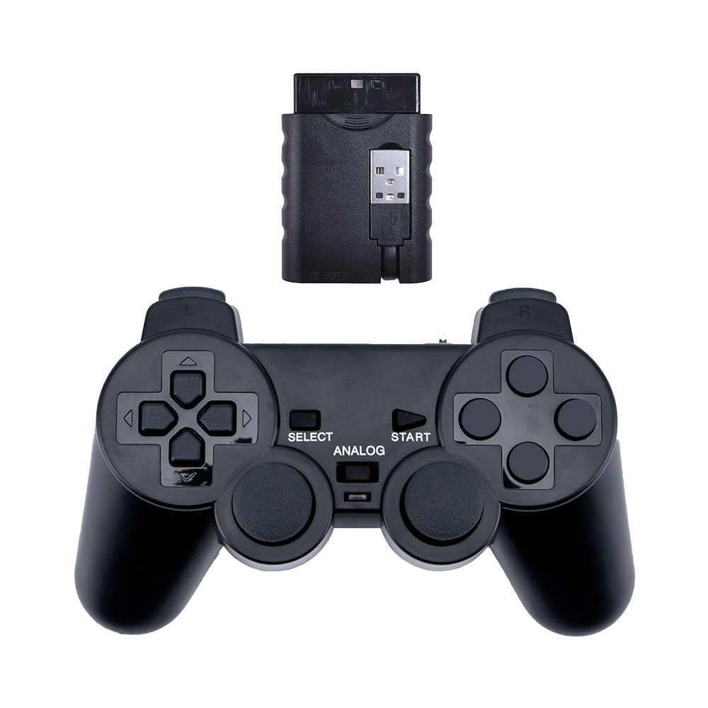 3 in 1 Wireless Controller with Vibration Motor for PS3, PS2, and PC