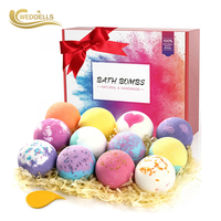 Bombes de bain himalayennes étonnantes, bombes de bain bio, bombes de bain au sel, bombes de bain magiques à bulles, bombes de bain naturelles à l'huile essentielle de rose et aux fleurs séchées