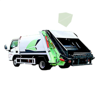 Camion à ordures compacteur