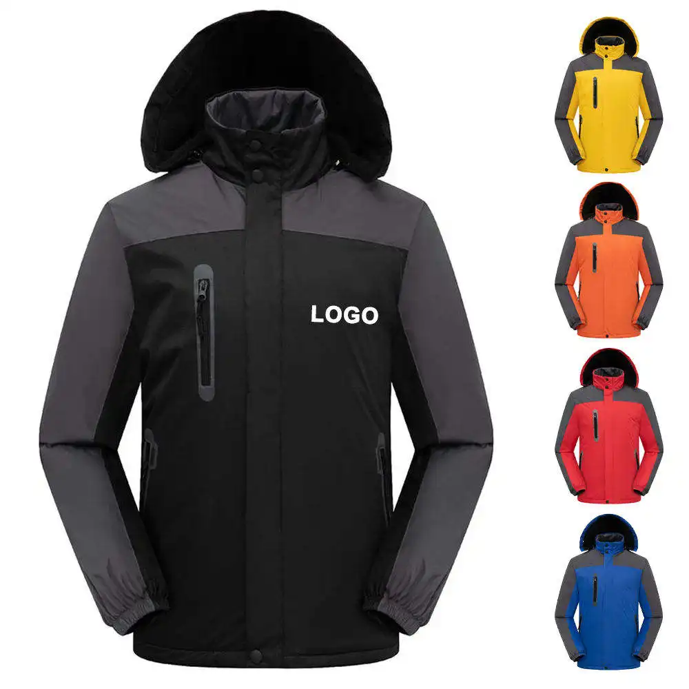 Warm softshell men's jacket wind breaker custom winter jacket men winter fleece waterproof outdoor jacket for men
