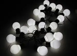 Lâmpada led de 5m com 10 lâmpadas, corda de pátio g50