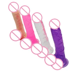 Super Real Skin TPE Big Huge Dildo Realistic Suction Cup Dildo Male Artificial Rubber Penis Dick Sex Toys For Women Dildo