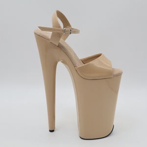 Sandali da donna Nikesi con <span class=keywords><strong>tacco</strong></span> alto 26 cm (<span class=keywords><strong>10</strong></span> pollici), open toe, impermeabili, con plateau in plastica, per pole dance, <span class=keywords><strong>tacco</strong></span> a spillo, per ogni occasione - Product Image 6