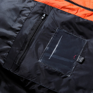 Giacca <span class=keywords><strong>Puffer</strong></span> Invernale da <span class=keywords><strong>Uomo</strong></span> Nera Casual alla Moda con Blocchi di Colore, Prezzo Basso, Logo Personalizzabile - Product Image 5