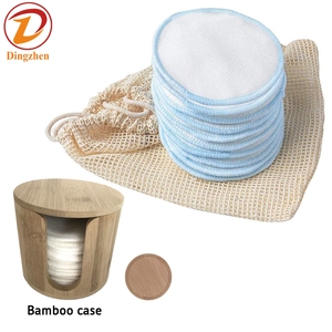 Discos Desmaquillantes de Algodón de Bambú OEM, Reutilizables, Limpios, Desmaquillantes de Ojos, Ecológicos, Naturales, Orgánicos, Redondos, Lavables, Paño Facial, Borla de Algodón - Product Image 2