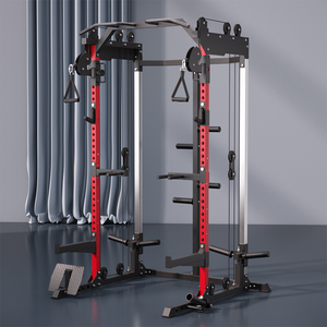 Rack de Sentadillas Multifuncional con Cable Cruzado, Equipo de Entrenamiento de Fuerza para Gimnasio en Casa - Product Image 4