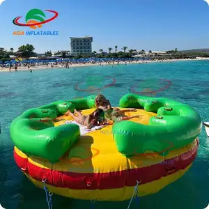 Aqua Games Lounge Twister Opblaasbare Ski Sleepbuizen Watersport Drijvende Spinner