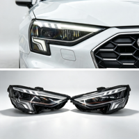 Pour Audi A3 2021-2024, feux de jour à LED d'origine, clignotants, ensemble de phares, accessoires de voiture