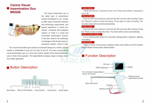 MSG06 pistolet d'inincation visuelle canine portable, facile à utiliser, <span class=keywords><strong>prix</strong></span> le plus bas, <span class=keywords><strong>pour</strong></span> l'élevage de chiens - Product Image 3