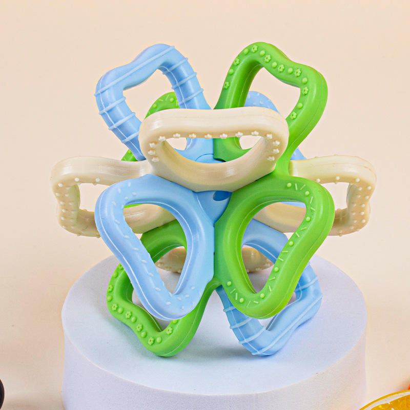 Blue, green and white