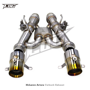 Échappement arrière Boska avec valve OEM pour McLaren Artura Spider 3.0T 2023-2025, haute performance, course, en acier inoxydable 304 - Product Image 3