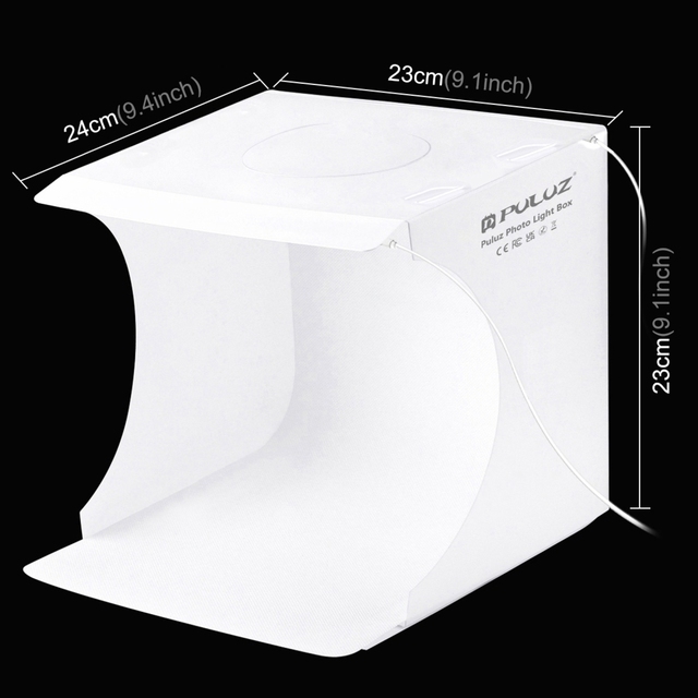 Puluz Portable Photo Studio 20cm Tent 550lm White Light Box 1 Led Panel Six Color Background Dropshipping