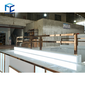 Luxus Parfüm-Display-<span class=keywords><strong>Kiosk</strong></span>-Stand Parfüm Bar <span class=keywords><strong>Kiosk</strong></span> Einkaufs zentrum Geschäfte Möbel Runde Kosmetik Display <span class=keywords><strong>Kiosk</strong></span> - Product Image 6