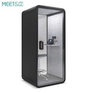 Cabinas Acústicas Modulares Modernas para una Persona, para Llamadas Telefónicas, Nuevas para Oficinas, Almacenes, Villas, Hoteles, Hospitales, Escuelas, de Aluminio - Product Image 3