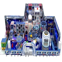 Série Space Naughty Castle, aire de jeux intérieure en aluminium pour enfants, équipement de parc d'attractions, usage commercial, haute sécurité