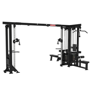 Máquina de Gimnasio Multifuncional Unisex de 8 Estaciones <span class=keywords><strong>con</strong></span> Función de Crossover, Plataforma Individual para Ejercicio - Product Image 2