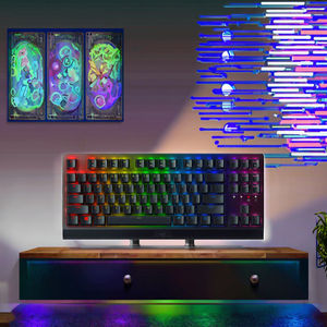 <span class=keywords><strong>Clavier</strong></span> de jeu mécanique <span class=keywords><strong>Razer</strong></span> <span class=keywords><strong>Black</strong></span> <span class=keywords><strong>Widow</strong></span> Spider V3 compétitif 87 touches en langue anglaise - Product Image 2