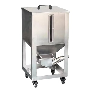 Baril et réservoir de stockage amovibles en acier inoxydable pour granulés plastiques et matières premières des machines auxiliaires de moulage par injection - Product Image 2