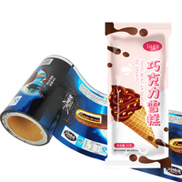 Emballage personnalisé en plastique pour glaces et sucettes glacées, de qualité alimentaire, coloré, imprimé sur mesure, fabriqué en usine OEM