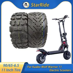 Neumático de patinete eléctrico de 11 pulgadas 90/65-6,5 para Kaabo Wolf Warrior 11 X King GT <span class=keywords><strong>Dualtron</strong></span> <span class=keywords><strong>Thunder</strong></span> Ultra piezas de patinete eléctrico - Product Image 2