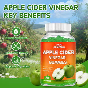 วิตามินกัมมี่แอปเปิ้ลไซเดอร์วิเนการ์แบบออร์แกนิก ยี่ห้อ OEM สำหรับผู้ใหญ่ ช่วยลดไขมัน รสแอปเปิ้ลธรรมชาติ - Product Image 3