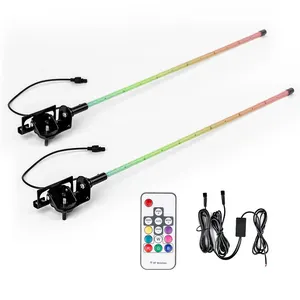 Rcj Led Side Marker Licht Afstandsbediening Flexibele 360 Spiraal Rgb Antenne Led Lamp Auto Zijmarker Licht Truck Zijverlichting