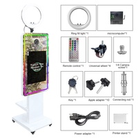 Wedding Party Touch Screen Portable Selfie Magic Dslr Photobooth Machine Mirror Photo Booth