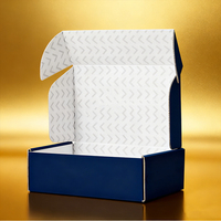 Carton cosmétique en carton ondulé rigide recyclé personnalisé de la marque ZY, laminage mat UV, estampage à froid, design de logo personnalisé, robuste
