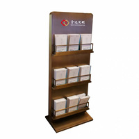 Support d'affichage métallique personnalisé / Présentoir d'informations en acier inoxydable sur pied / Porte-brochures autoportant