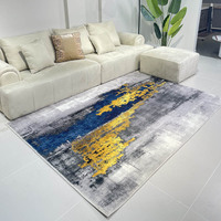 Tapis de luxe nordique pleine surface en fausse fourrure de cachemire pour salon, bureau, table basse, chambre haut de gamme, ameublement doux pour la maison