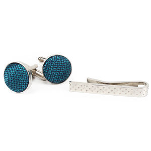 Dacheng all'ingrosso Custom Logo scatola regalo in cartone gemello intrecciato in tinta unita verde Cravatta cravatte collo Set per gli uomini - Product Image 5