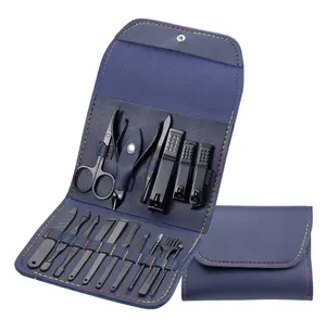 Nagel knipser Set 16 Stück Set Finger Nagels ch neider Edelstahl Maniküre Clipper Farb schere Ohr löffel Haushalts Pediküre Kit