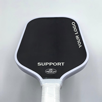 Vente d'usine, raquette de pickleball de haute qualité 14/16 mm, approuvée par l'USAPA, logo personnalisé, raquette de pickleball pour les sports de plein air, vente en gros