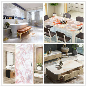 Carta Adesiva Decorativa Impermeabile in PVC Effetto Marmo, Adesivi Autoadesivi alla Moda per Bagno, Cucina e Piani di Lavoro - Product Image 6