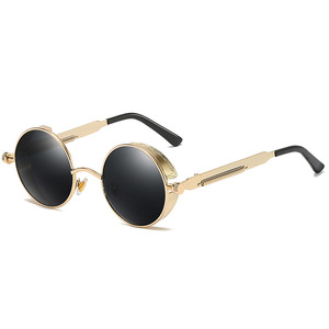 Jamie 888 Round Polarized Sunglasses Metal Frame UV400 Protection Unisex Fashion Glasses - Product Image 5