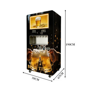 Máquina Expendedora Automática de Cerveza Fría de Seis Cabezas de Acero Inoxidable para Mercado Nocturno, Personalizada por <span class=keywords><strong>el</strong></span> Fabricante, para Tratamiento de Agua - Product Image 2
