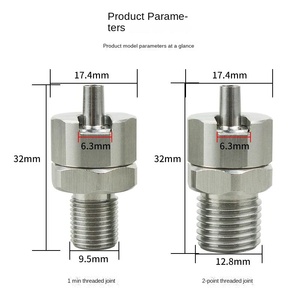 Adaptateur d'aiguille multi-tubes en forme de huit, connecteur en acier inoxydable, distributeur avec embout à filetage externe et raccords 1/2 dent F - Product Image 4