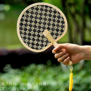 Handmade Woven Bamboo <b>Fan</b> Portable Lightweight Foldable Manual <b>Handheld</b> <b>Fan</b> For Outdoor Use Summer Cooling - Product Image 4