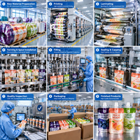 Pochettes souples personnalisées avec bec verseur pour liquides alimentaires, jus, purées de fruits, emballage de boissons – OEM ODM, haute qualité, faible MOQ